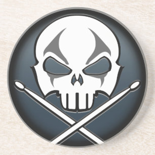 Heavy Metal Coaster Rock & Roll Drummer Coasters