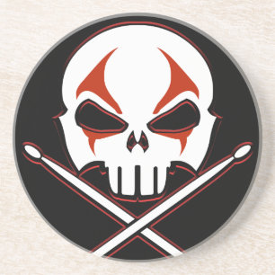 Heavy Metal Coaster Rock & Roll Drummer Coasters