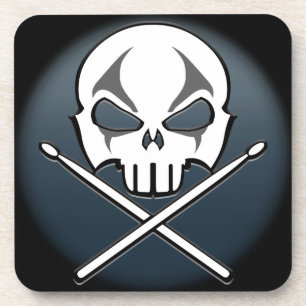 Heavy Metal Coaster Rock & Roll Drummer Coasters