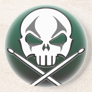 Heavy Metal Coaster Rock & Roll Drummer Coasters