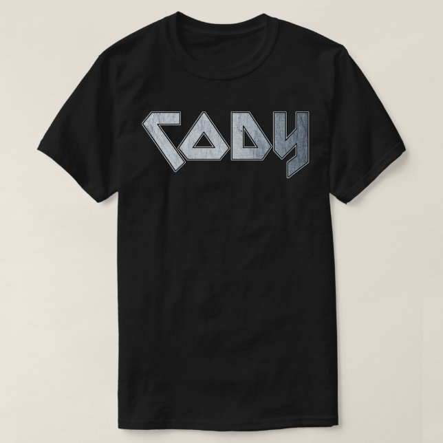 Heavy metal Cody T-Shirt (Design Front)