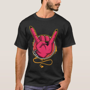 Heavy Metal Devil Horns T-Shirt