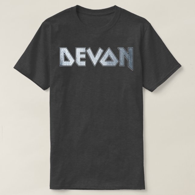 Heavy metal Devon T-Shirt (Design Front)