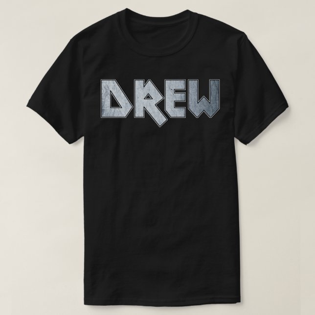 Heavy metal Drew T-Shirt (Design Front)