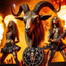 Heavy metal Female Band in the Underworld