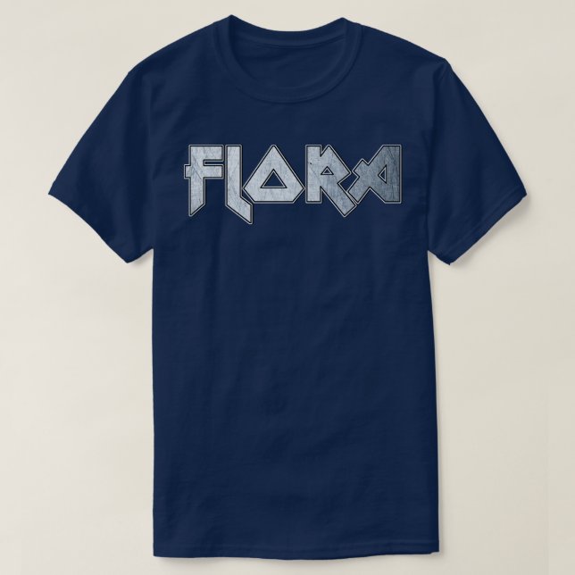 Heavy metal Flora T-Shirt (Design Front)