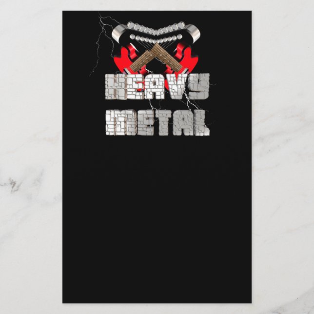 Heavy metal flyer (Back)