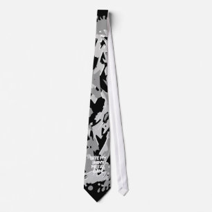 Heavy Metal Grunge Rock Design Tie