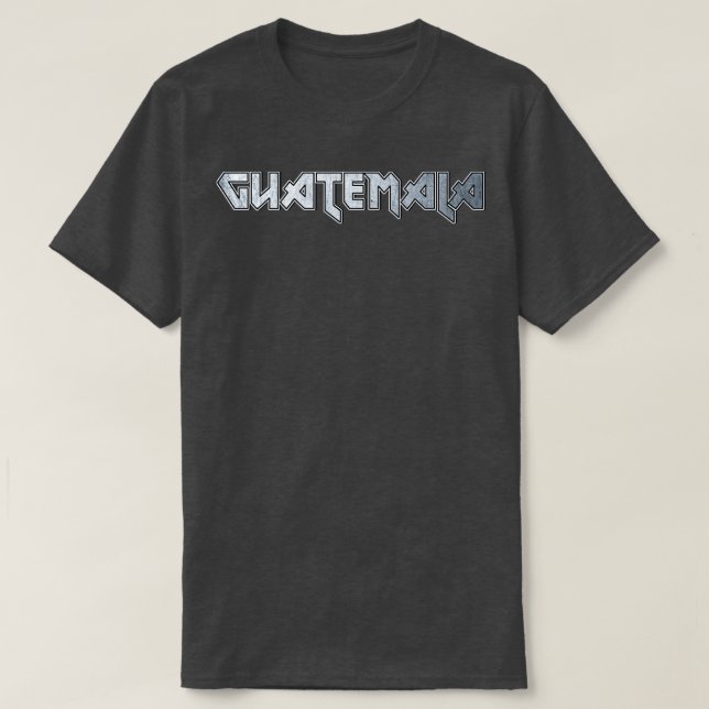 Heavy metal Guatemala T-Shirt (Design Front)