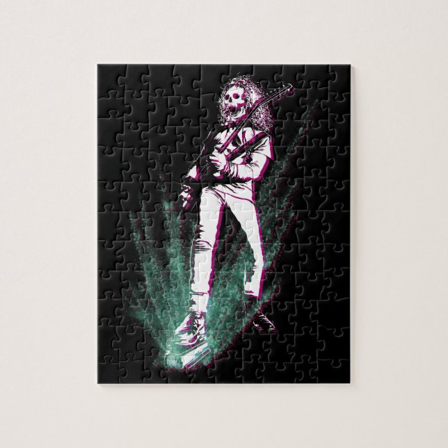 Heavy Metal Guitar Player Jigsaw Puzzle (Vertical)