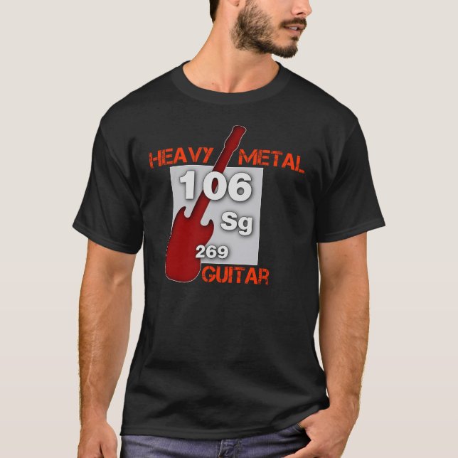 Heavy Metal Guitar T-Shirt (Front)