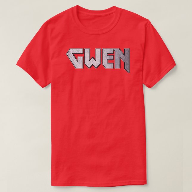 Heavy metal Gwen T-Shirt (Design Front)