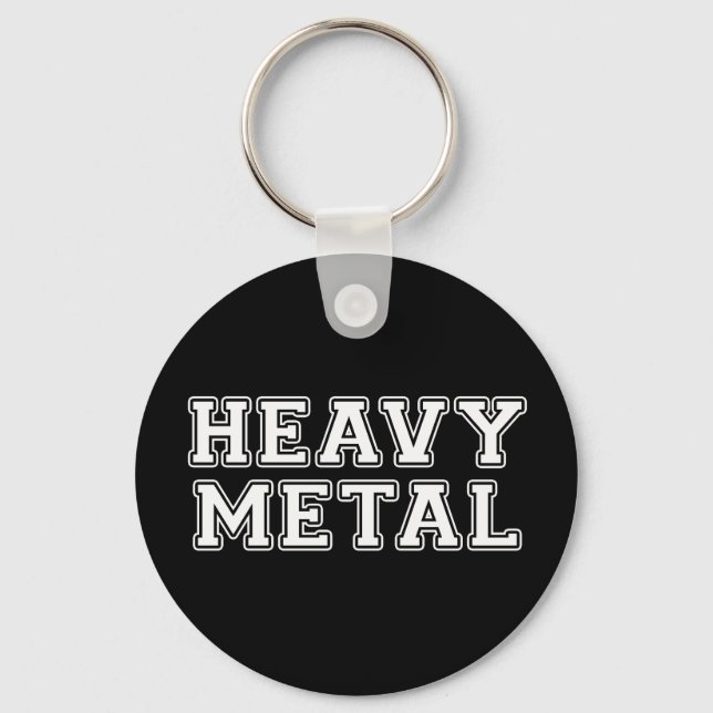 Heavy Metal Key Ring (Front)