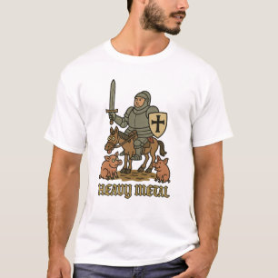 Heavy Metal Knight – Mediaeval Mayhem T-Shirt