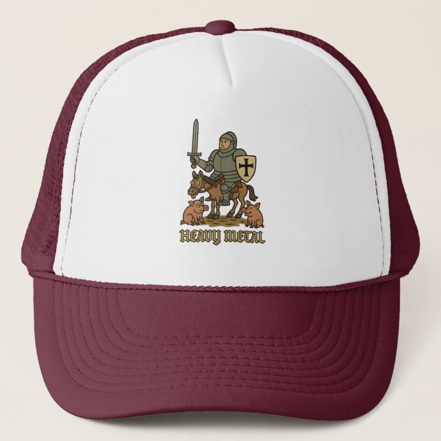 Heavy Metal Knight – Mediaeval Mayhem Trucker Hat (Front)