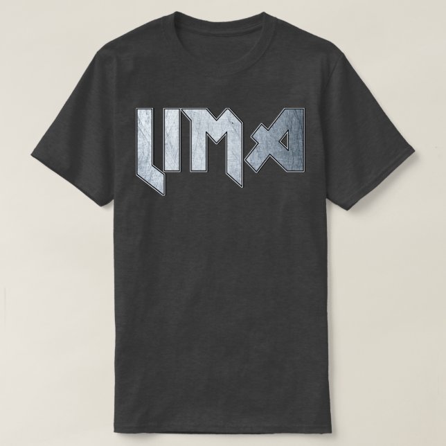 Heavy metal Lima T-Shirt (Design Front)