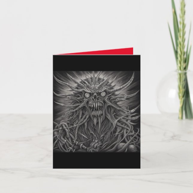 Heavy Metal Monster Card (Front)