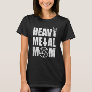 Heavy Metal Mum Pentagram Metal Music Mother T-Shirt