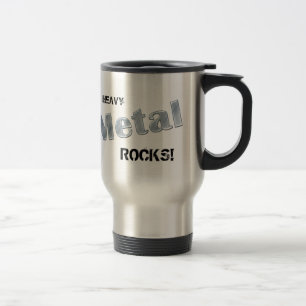 Heavy Metal Music Travel Coffee Mug