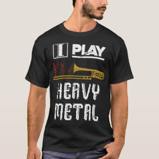 Heavy Metal Music Trombone T-Shirt