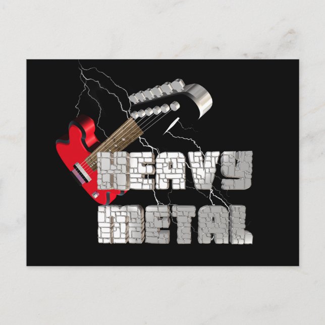 Heavy metal postcard (Front)