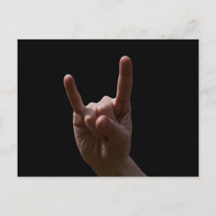 heavy metal postcard