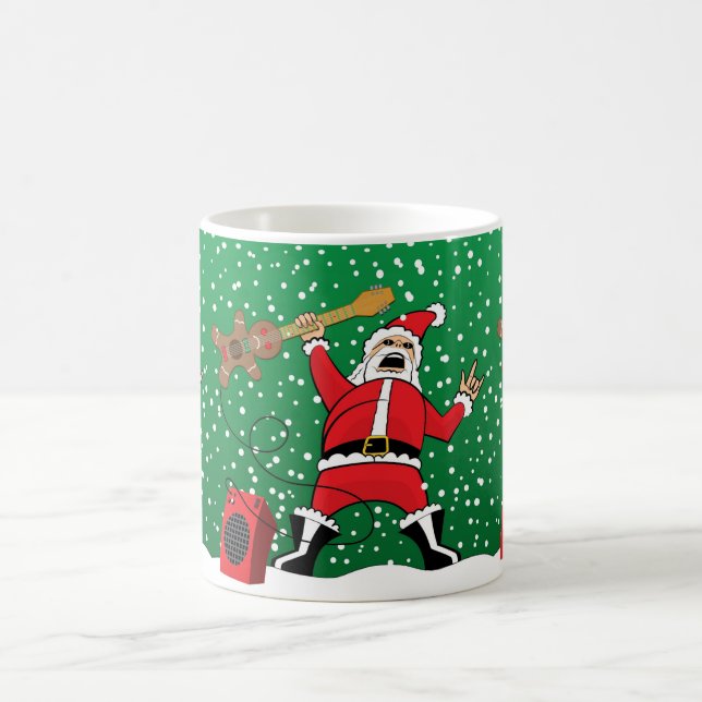 Heavy Metal Santa Coffee Mug (Center)