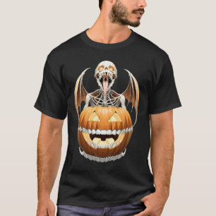 Heavy Metal Skeletons and Skulls Halloween Art T-Shirt