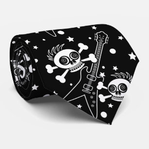 Heavy Metal Skulls Tie