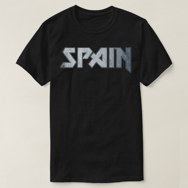 Heavy metal Spain T-Shirt (Design Front)
