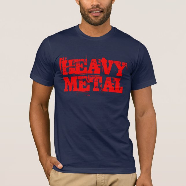 Heavy Metal T-Shirt - Heavy Metal Rock T-Shirts (Front)