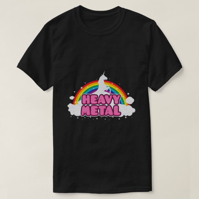Heavy Metal Unicorn Classic T-Shirt.png T-Shirt (Design Front)