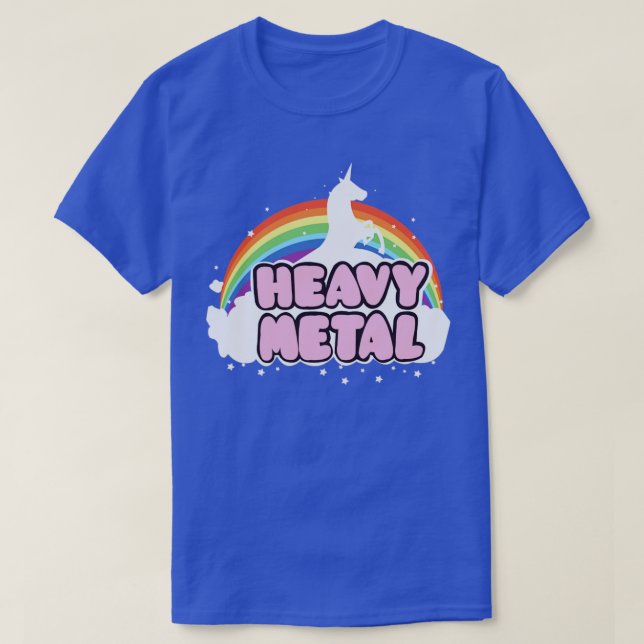 Heavy Metal Unicorn Music Ella Lopez Gift  T-Shirt (Design Front)