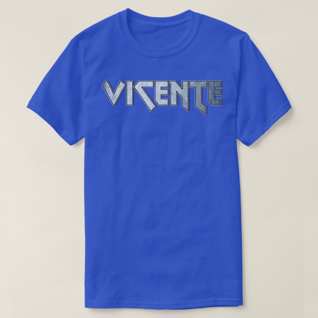 Heavy metal Vicente T-Shirt (Design Front)