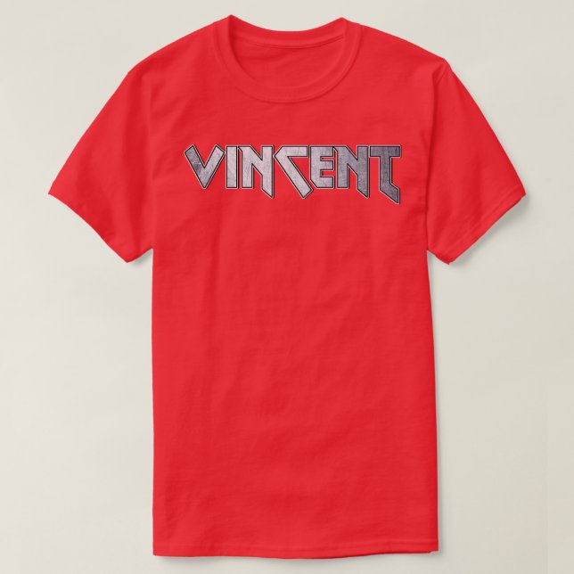 Heavy metal Vincent T-Shirt (Design Front)