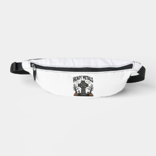Heavy Metals Halloween Graveyard Vector Design_1 Bum Bags