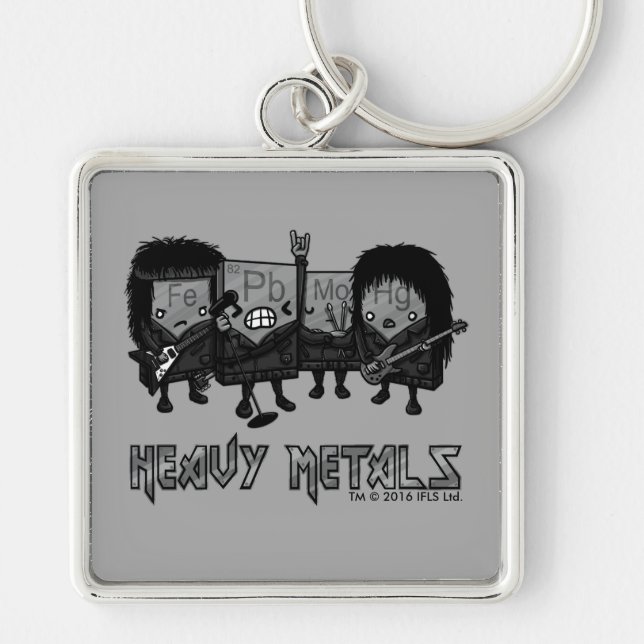 Heavy Metals Key Ring (Front)