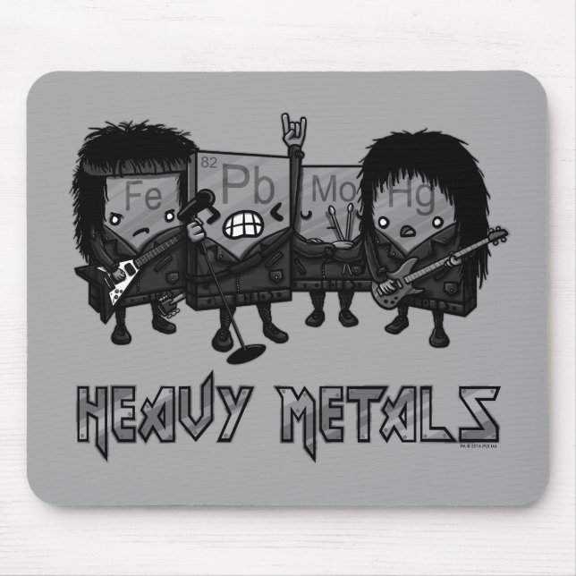 Heavy Metals Mouse Pad (Front)