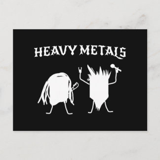Heavy Metals Postcard