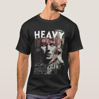 Heavy Mind Aesthetic Streetwear | Grunge Graphic T-Shirt