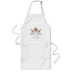 Heavy Music Loving Angel Long Apron