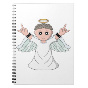 Heavy Music Loving Angel Notebook