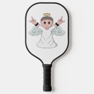 Heavy Music Loving Angel Pickleball Paddle