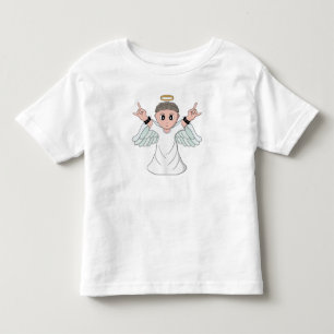 Heavy Music Loving Angel Toddler T-Shirt