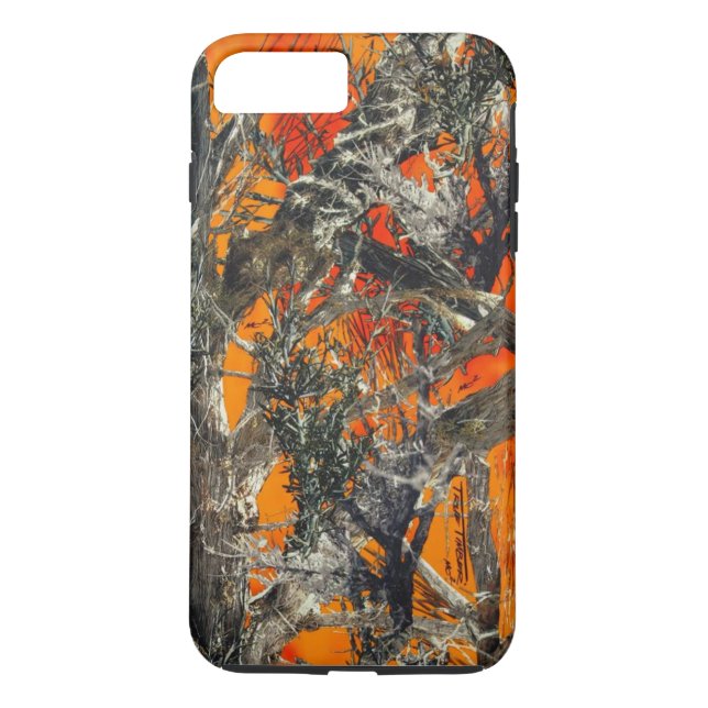Heavy Orange Camo Case-Mate iPhone Case (Back)