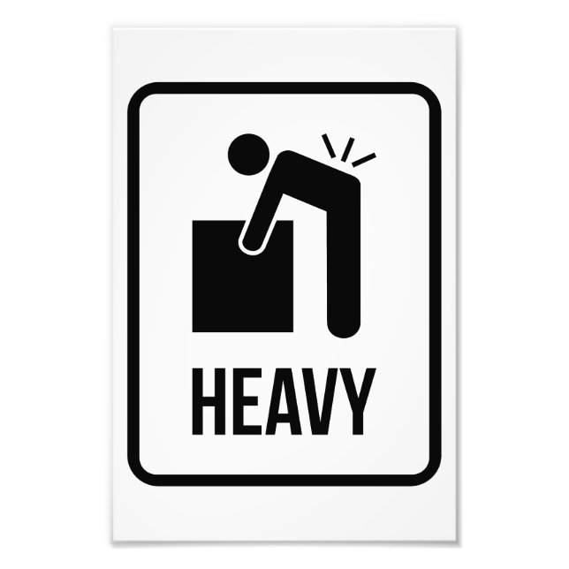 Heavy  photo print (Front)