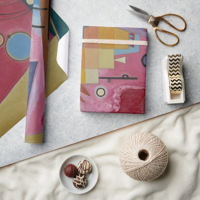 Heavy Red by Wassily Kandinsky Wrapping Paper (Crafts)