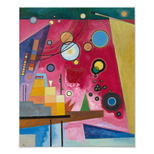 Heavy Red   Kandinsky   Photo Print