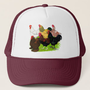 Heavy Rooster Assortment Trucker Hat