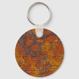 Heavy Rust Key Ring